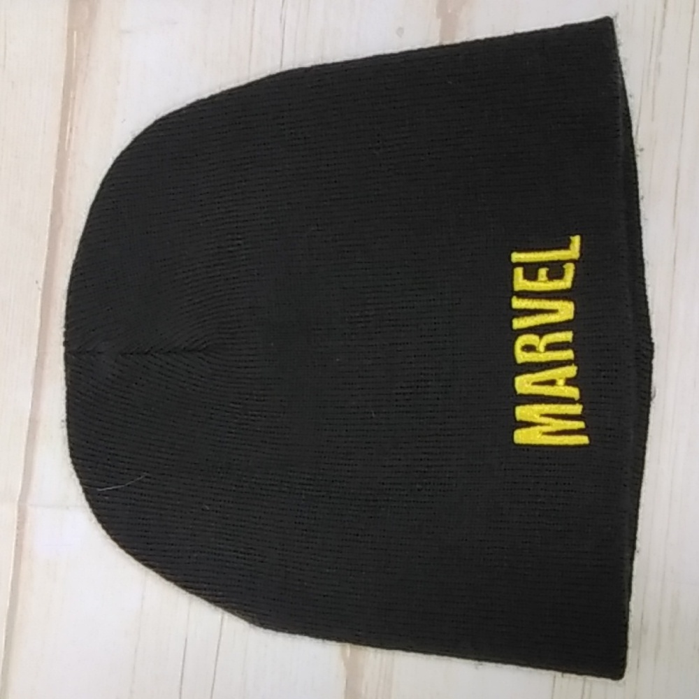 Light Black Marvel Beanie 4786g